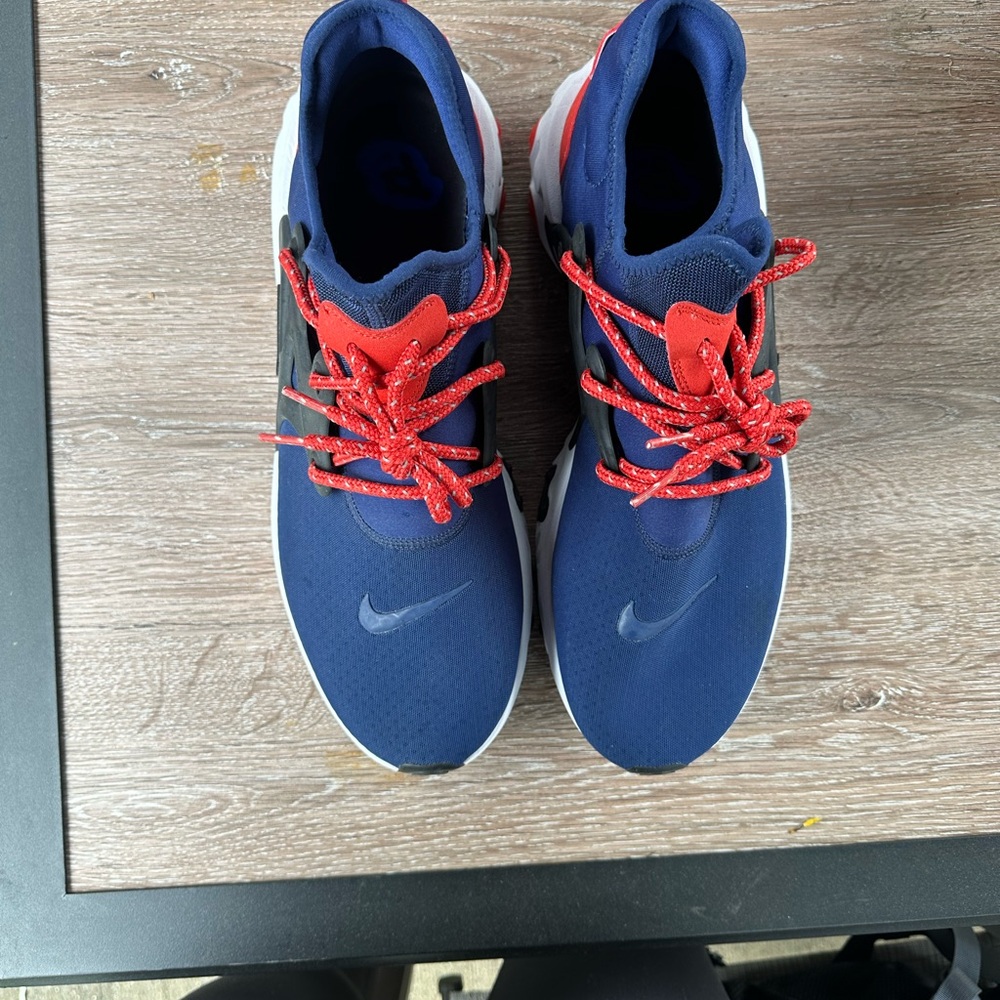 Nike Blue and Red Athletic Shoes